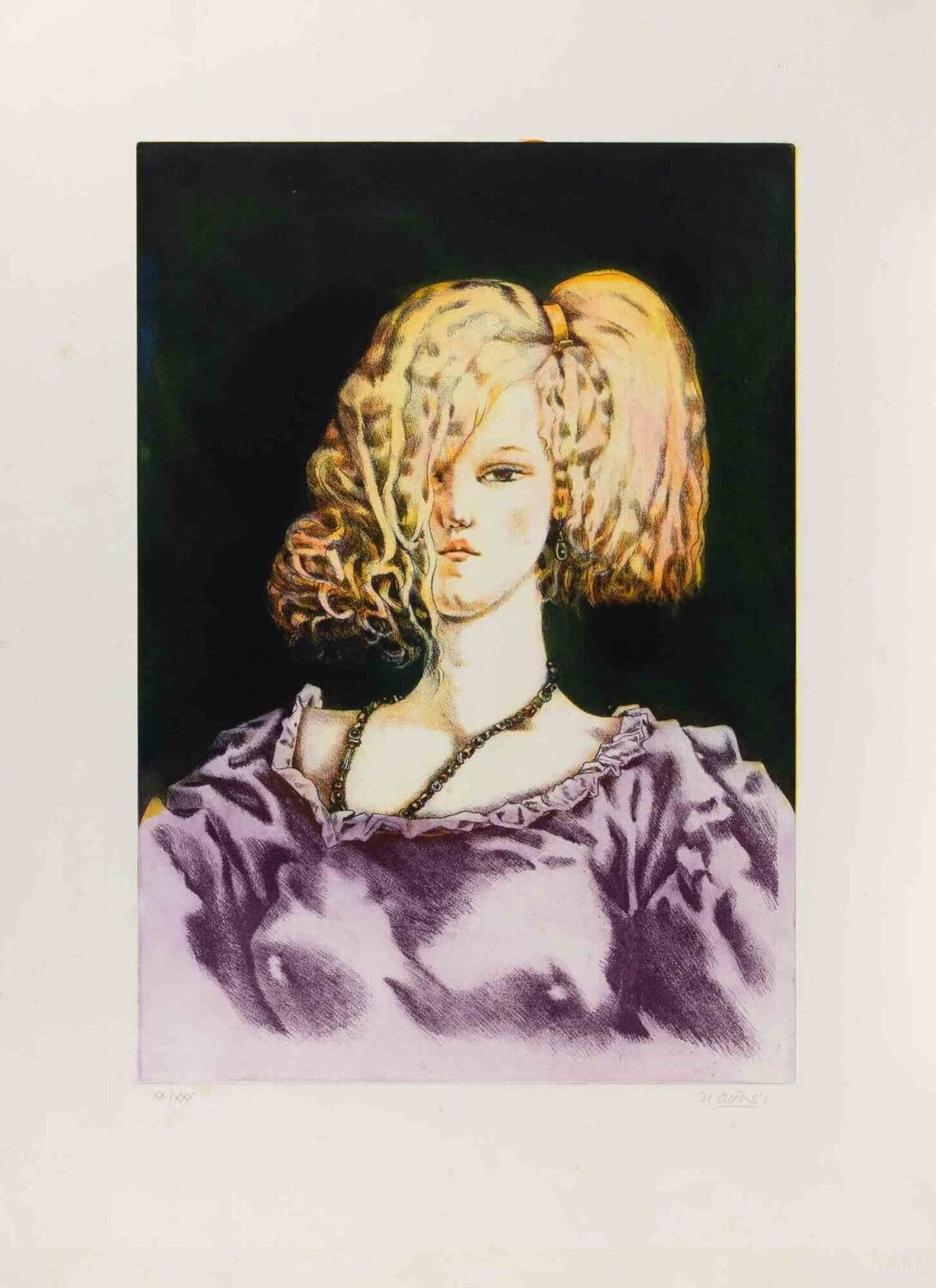 Girl Giovanni Battista De Andreis Stampa in vendita