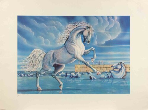 Horse di Gino Marchesi, Stampa in vendita su Singulart