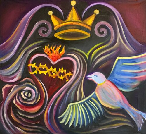 Trinity van Alyssa Sclafani, Schilderij te koop op Singulart