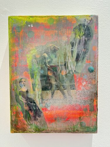 Collage on Canvas Vintage by Sandra Richter, 油畫 for Sale on Singulart