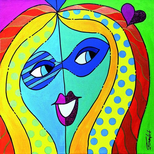 Maskenball van Susanne Seifert, Schilderij te koop op Singulart