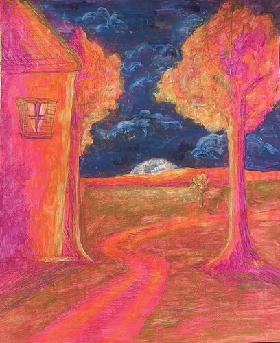 Neon Moonlight von Cayla Boatwright, Malerei kaufen auf Singulart