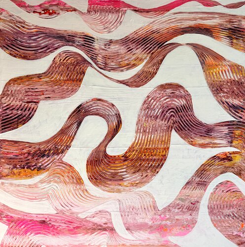 Life on its way van Tina Kercher, Schilderij te koop op Singulart