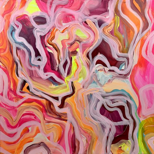 LOOKING FOR NEW CHANCES van Tina Kercher, Schilderij te koop op Singulart