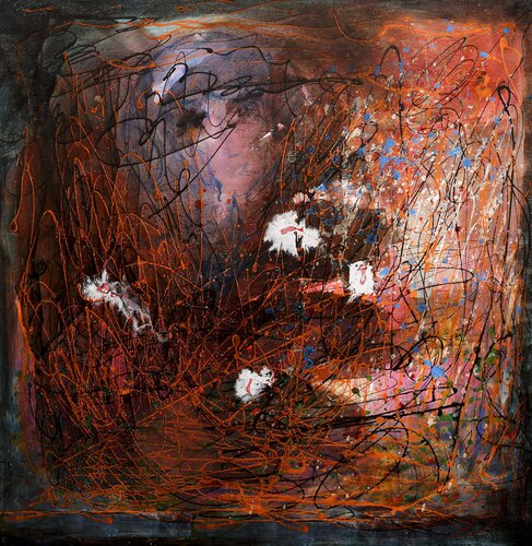 Self portrait van Alisa Teletovic, Schilderij te koop op Singulart