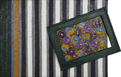 His Shirt & Her Flowers di Daiana Bruj, Pittura in vendita su Singulart