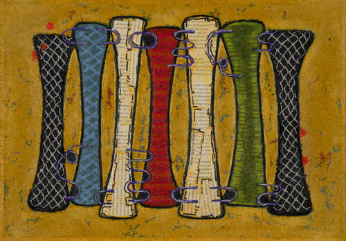What Holds Us Upright par Daiana Bruj, Œuvre sur papier en vente sur Singulart