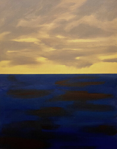 Horizon Owl's Head de Gaye Korbet, Pintura a la venta en Singulart