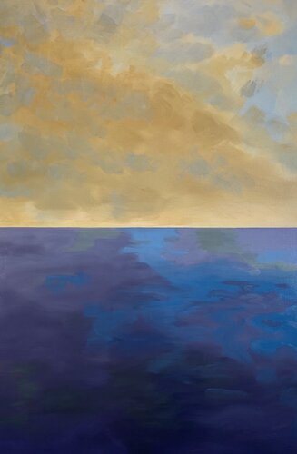 Horizon Cushing by Gaye Korbet, Painting for Sale on Singulart