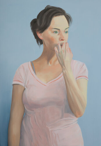 the Waitress di Gaye Korbet, Pittura in vendita su Singulart