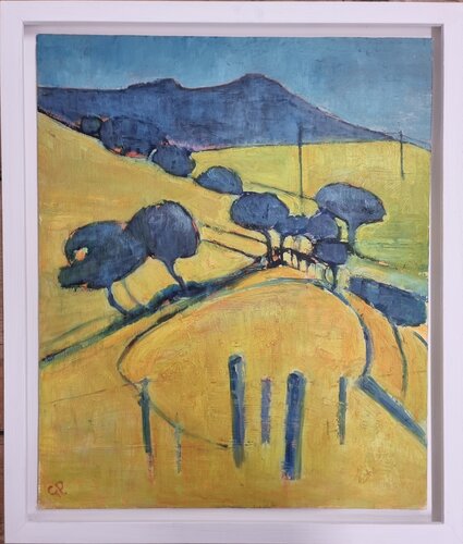 Blue Rough Tor, Bodmin Moor van Grace Pattinson, Schilderij te koop op Singulart