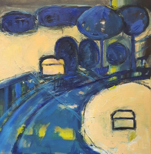 The Gloomy Cottage by Grace Pattinson, Painting for Sale on Singulart