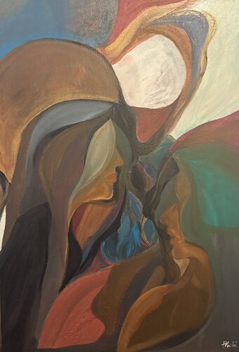 Zwischen der Welten van Helena Milos, Schilderij te koop op Singulart