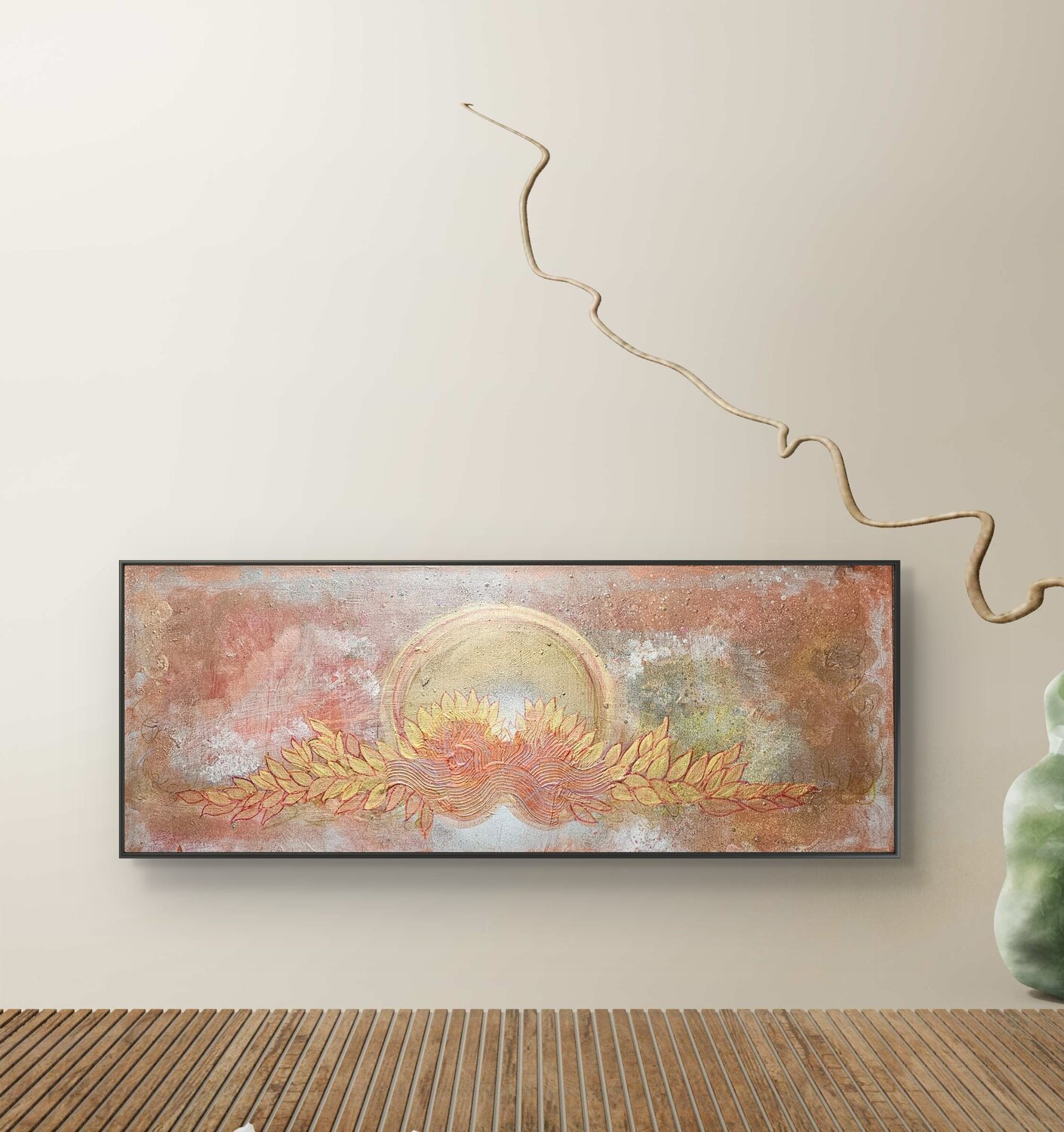 Alas y Luna/ Wings and moon Eva Felice Originalgemälde zu verkaufen
