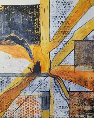 Layered #2 Core by Gordana Brousek, 油畫 for Sale on Singulart