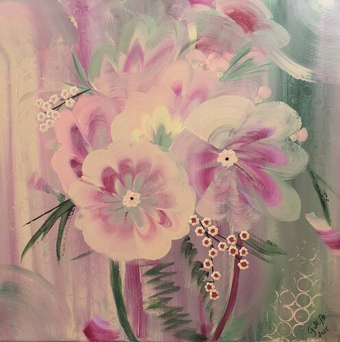 Blossom Poetry #IV by Gordana Brousek, 油畫 for Sale on Singulart