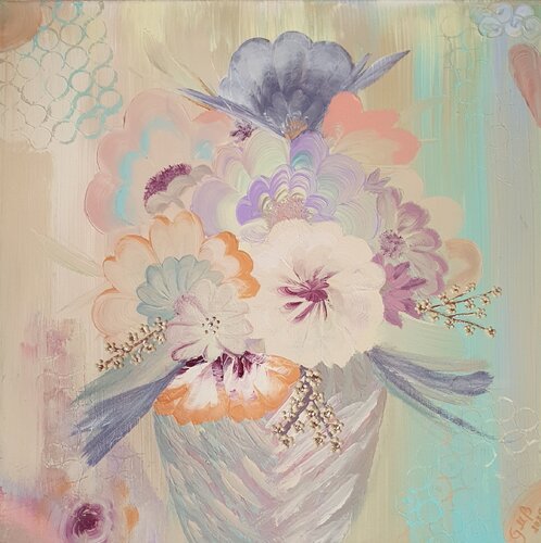 Blossom Poetry #V by Gordana Brousek, 油畫 for Sale on Singulart
