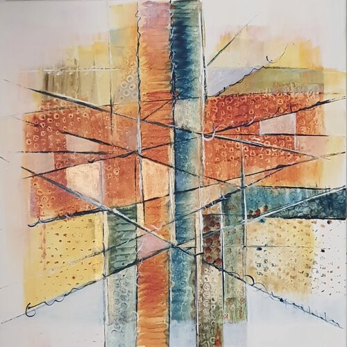 Layered#01 by Gordana Brousek, 油畫 for Sale on Singulart
