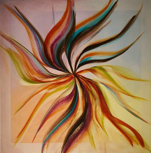 Tanzende Farben by Gordana Brousek, 油畫 for Sale on Singulart