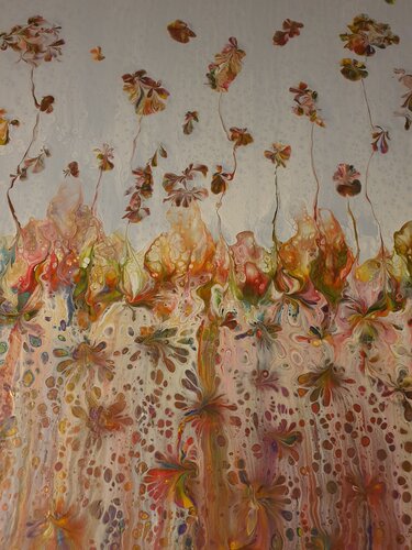 Fantastic Bloom by Gordana Brousek, 油畫 for Sale on Singulart