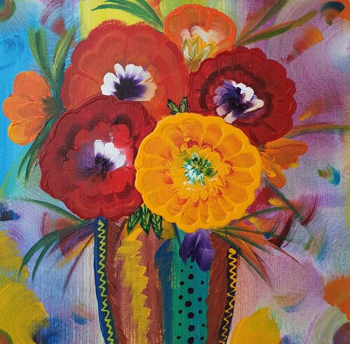 Imaginere Bloom III di Gordana Brousek, Pittura in vendita su Singulart