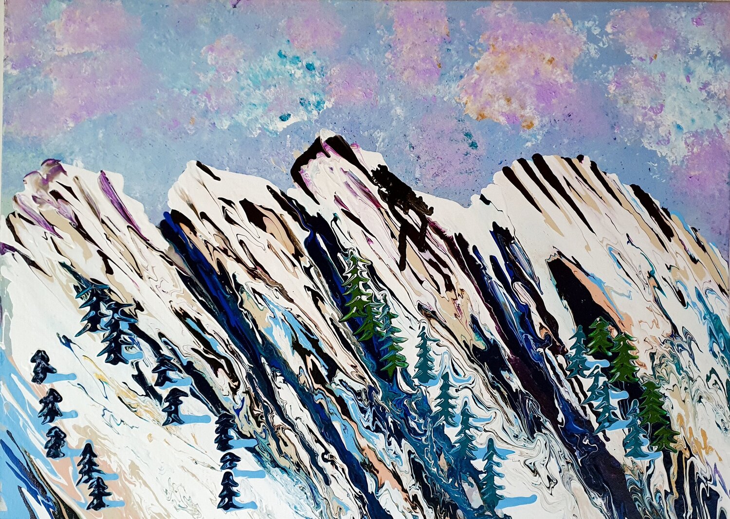 Abstract Living Mountains #2 Gordana Brousek