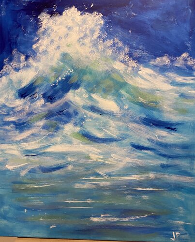 Embruns envoûtants by Jean-pierre Georlette, Painting for Sale on Singulart