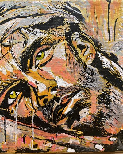 Souffrance? ou ...Doute? by Jean-pierre Georlette, Painting for Sale on Singulart