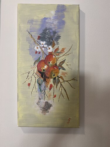 Annonce du printemps by Jean-pierre Georlette, Painting for Sale on Singulart