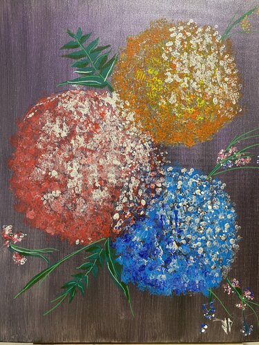 Rêve de fleur by Jean-pierre Georlette, Painting for Sale on Singulart