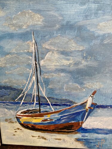 En attendant la marée... de Jean-pierre Georlette, Pintura a la venta en Singulart