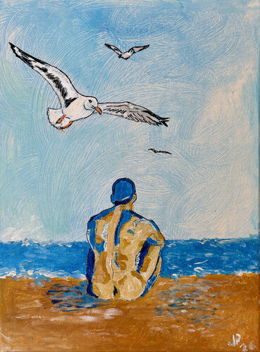 CONTEMPLATION van Jean-pierre Georlette, Schilderij te koop op Singulart