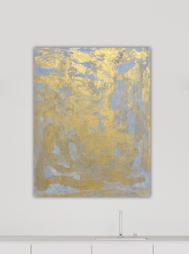 Goldene Stille von Stefanie Raus, Malerei kaufen auf Singulart
