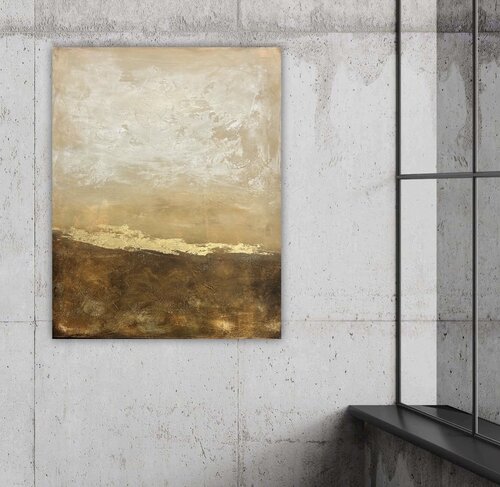 Goldene Schwelle van Stefanie Raus, Schilderij te koop op Singulart