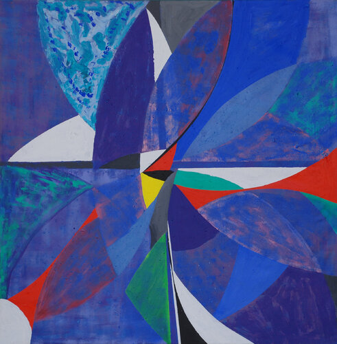 Blu e le sue sfumature di Ewa Pietka, Pittura in vendita su Singulart