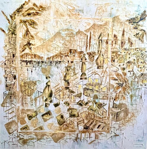 Ceresio. L’approdo von Angelica Vittone, Malerei kaufen auf Singulart