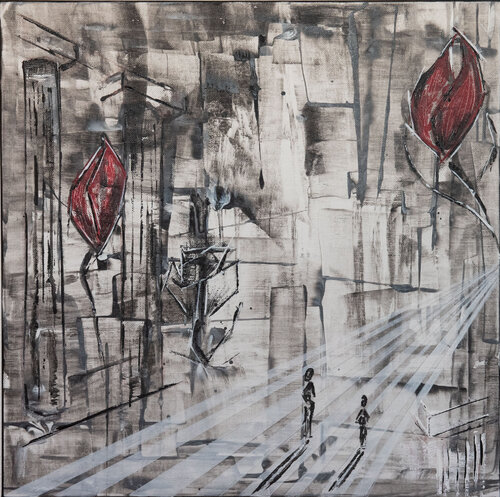 Qui non fa freddo van Angelica Vittone, Schilderij te koop op Singulart