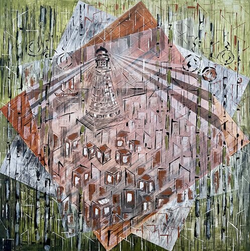 Luminoso viraggio di Angelica Vittone, Pittura in vendita su Singulart
