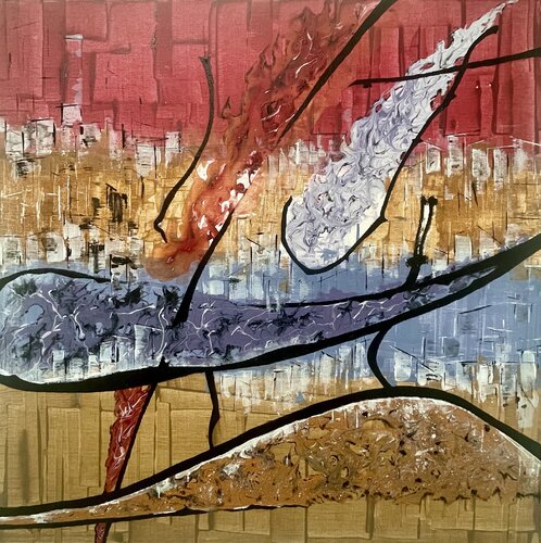 Natural, elemental - Vibes von Angelica Vittone, Malerei kaufen auf Singulart