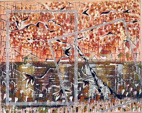 Vestito d’Autunno van Angelica Vittone, Schilderij te koop op Singulart