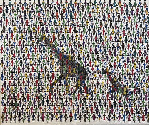 journery van Augustin Hakizimana, Schilderij te koop op Singulart