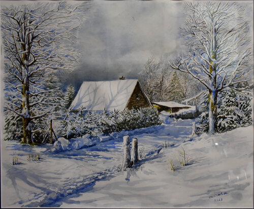 zima de Aleksander Stolicki, Pintura a la venta en Singulart