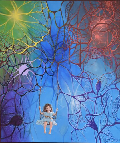 MAGICZNY ŚWIAT OLEŃKI de Aleksander Stolicki, Pintura a la venta en Singulart