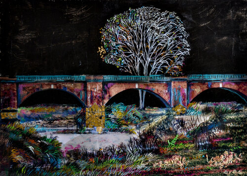 L'albero del ponte par Maurizio Pilò, Œuvre sur papier en vente sur Singulart