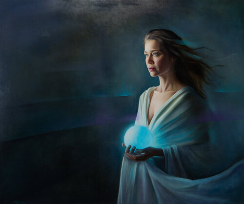 The origin of the world de Pedro Sanz, Pintura a la venta en Singulart
