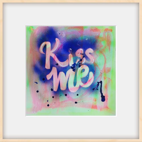 Kiss me by Achim Horras, 紙面作品 for Sale on Singulart