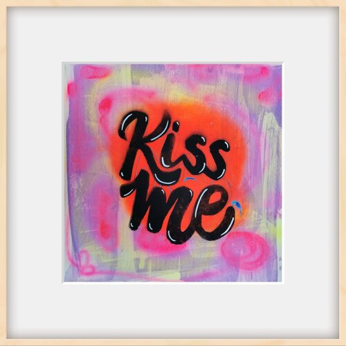 Kiss me by Achim Horras, 종이 for Sale on Singulart