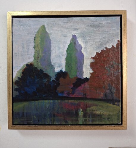 Landschaft 1 de Achim Horras, Pintura a la venta en Singulart