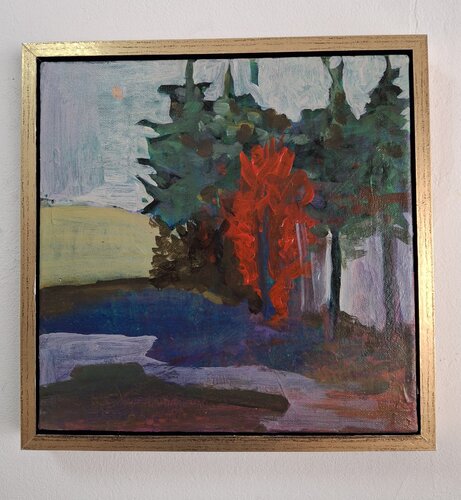 Landschaft 2 de Achim Horras, Pintura a la venta en Singulart