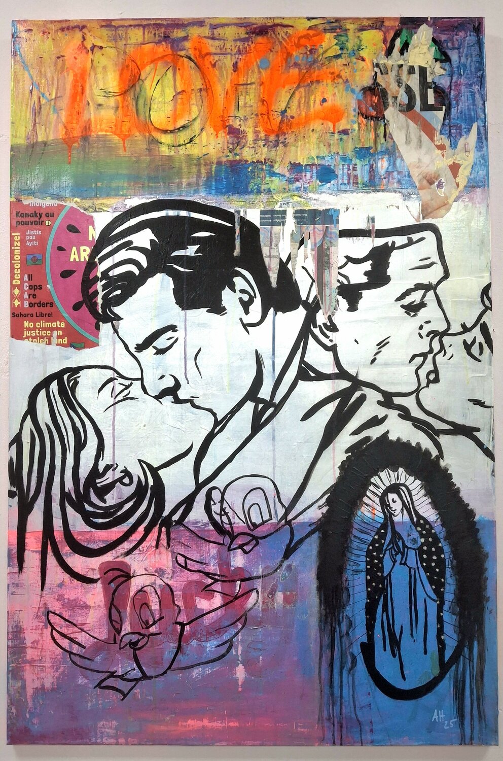 Kisswall "Heterokuss" Achim Horras
